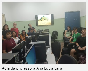 Aula da professora Ana Lucia Lara