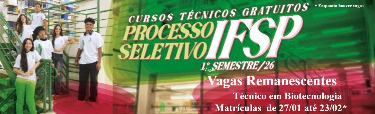 Processo Seletivo 2026 - Vagas Remanescentes